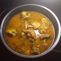 A picture of Tumbukiza beef.