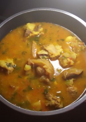 A picture of Tumbukiza beef.
