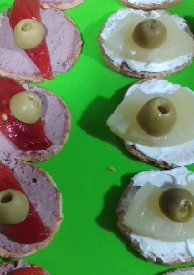Una foto de Canapés exprés