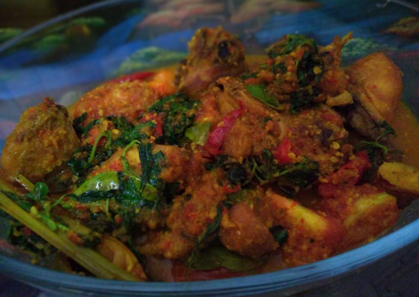 Ayam rica rica pedes kemangi