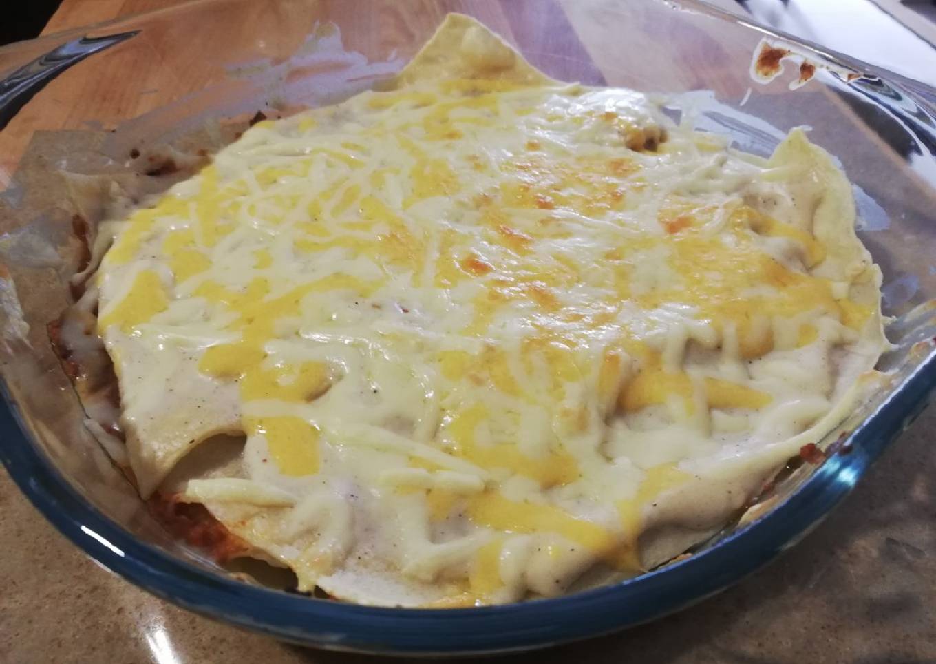 Lasaña carne boloñesa+setas🍄