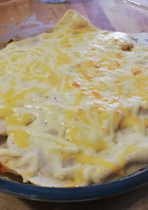 Una foto de Lasaña carne boloñesa+setas🍄
