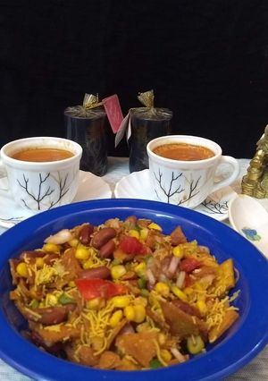 A picture of Mexican Bhel.