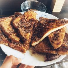 A picture of French Toast Churros.