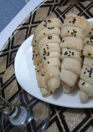 صورة لوصفة فطائر بالتونه والمايونيز
