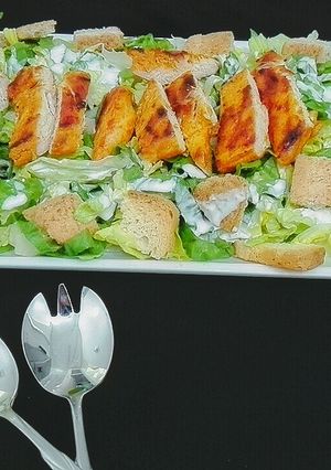 صورة لوصفة سيزر سلاد على طريقتي (دايت)