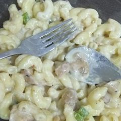 A picture of White pasta...