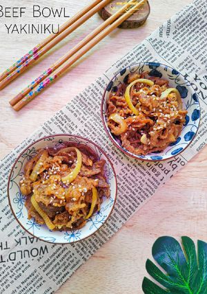Foto resep Beef Bowl Yakiniku