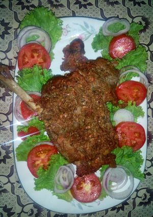 A picture of Steam raan roast.