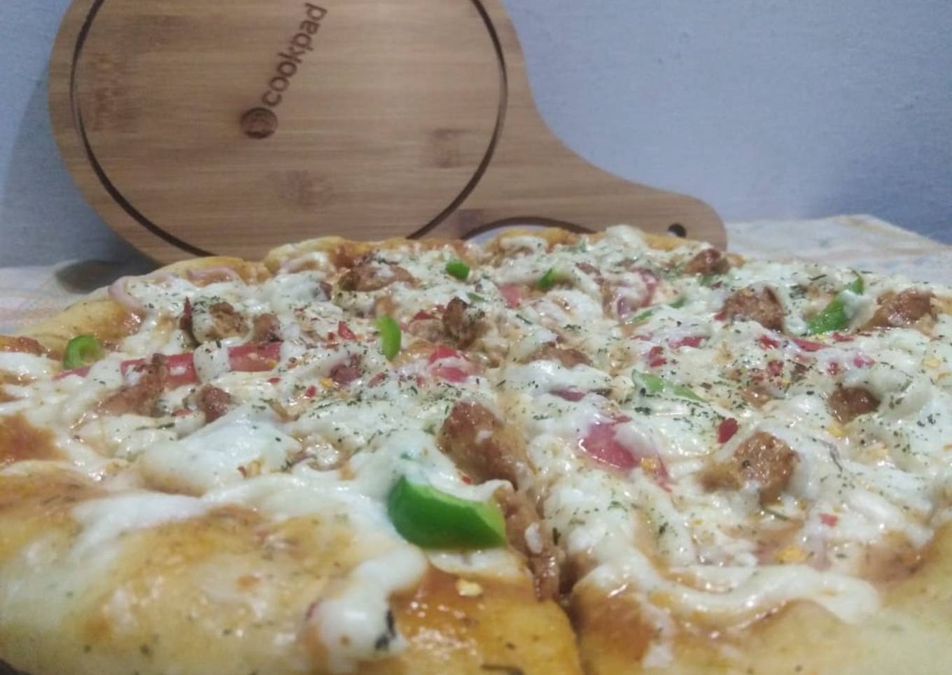 White sauce pizza