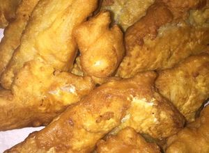 Una foto de Bifes de Merluza a la Marinera