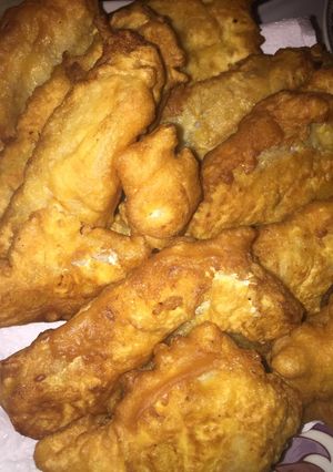 Una foto de Bifes de Merluza a la Marinera