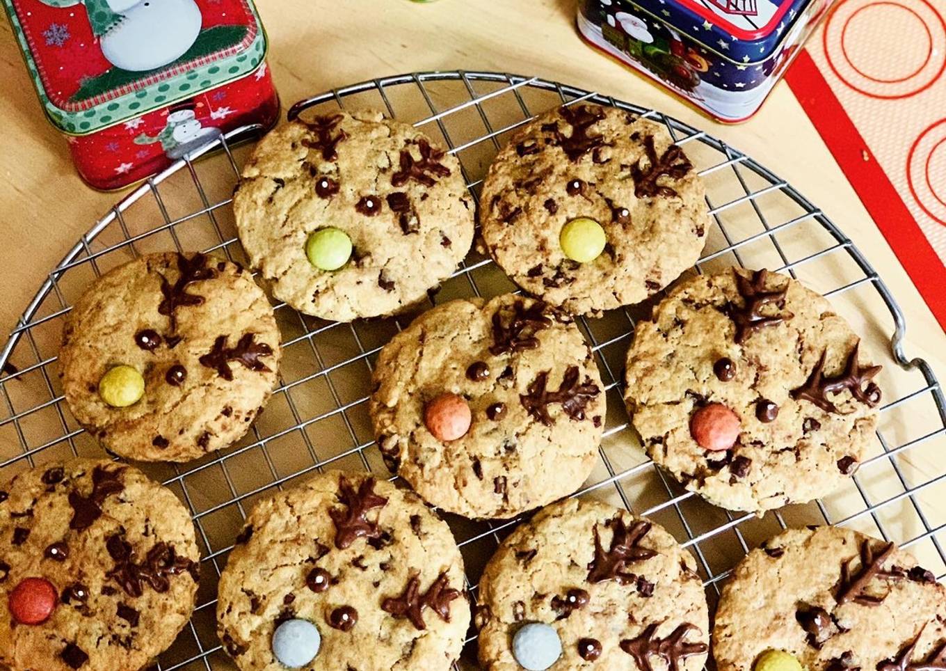 Cookies de Noël petit rennes