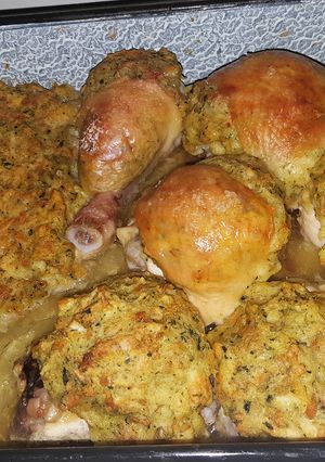 Töltött csirkecomb 🍗 recept fotója