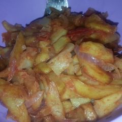 A picture of Chips masala.