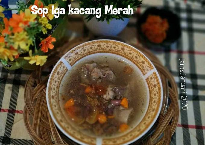 Sop Iga kacang merah