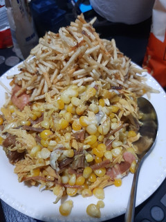 Una foto de Mazorcada de pollo y res