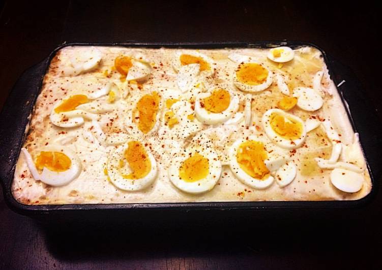 Pastel de Papas con Pollo y Tocino