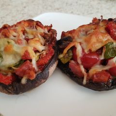 A picture of My Stuffed Chorizo and Mozzarella cheese. 😀.