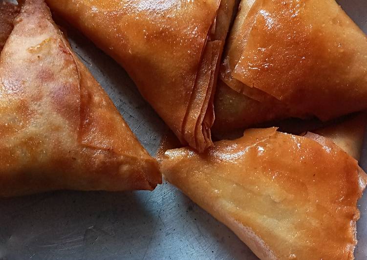 Simple Way to Prepare Any-night-of-the-week Beef samosas