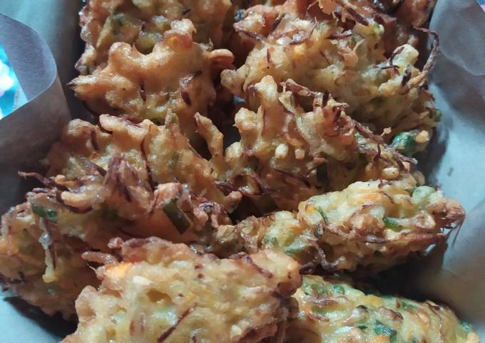 Cara Gampang Membuat Ote ote enak gurih -vegetable fritter, Lezat