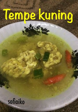 Foto resep Tempe bening kuah kuning