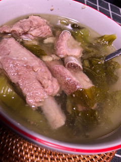 Foto resep Iga babi sayur asin (non halal)