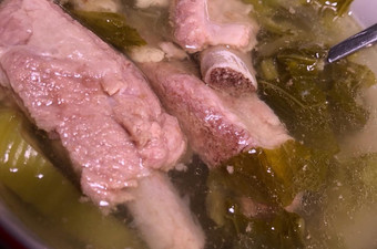 Resep Iga babi sayur asin (non halal) Wajib Dicoba