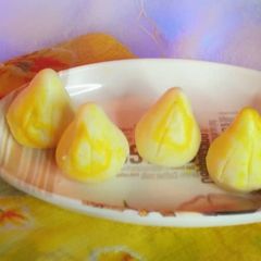 A picture of Mawa Modak/KhoyaModak/Yellow Modak.