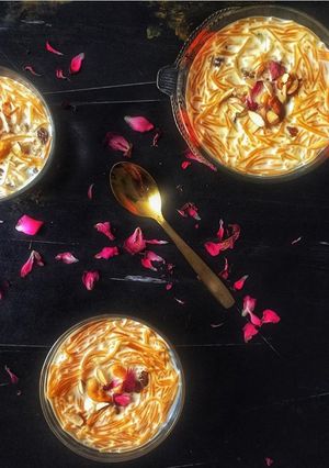 A picture of Semiya Kheeri/Seviya kheer.