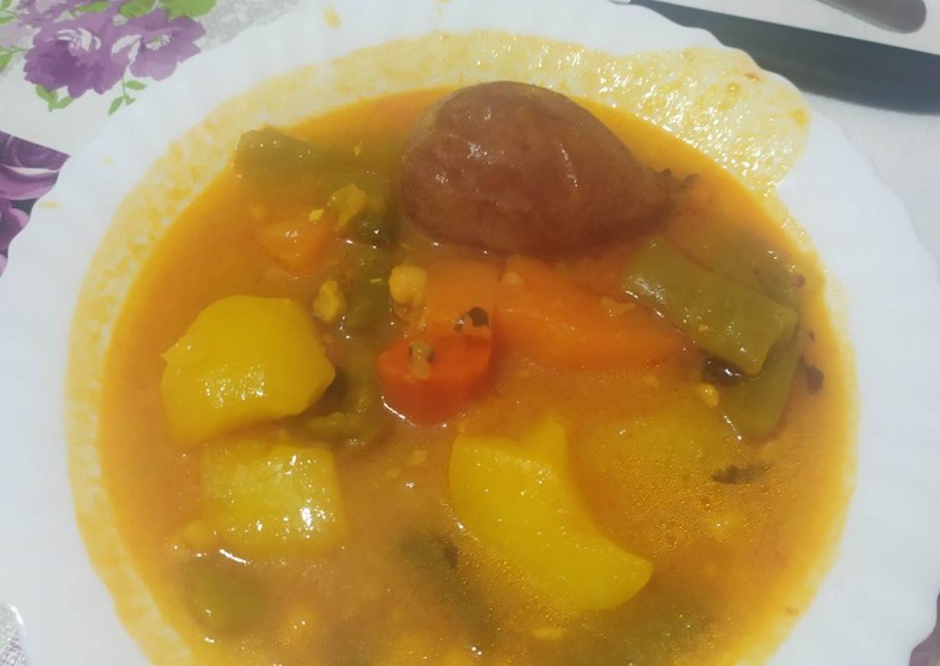 Olla gitana con patatas