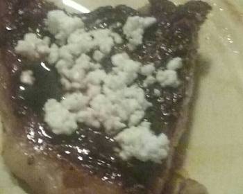 Without Fail Making Recipe NY Strip with Feta  Balsamic Vinegar Reduction Delicious Nutritious