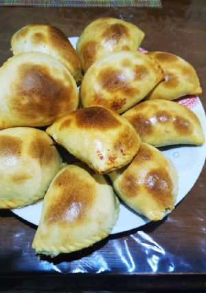 A picture of Homemade Baked Chicken Empanada Dough.