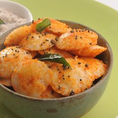 A picture of Masala Idli.