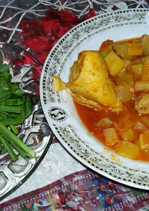 عکسی از دستور تاس کباب به سبک کردی