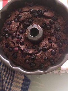 Una foto de Bizcocho o queque de chocolate