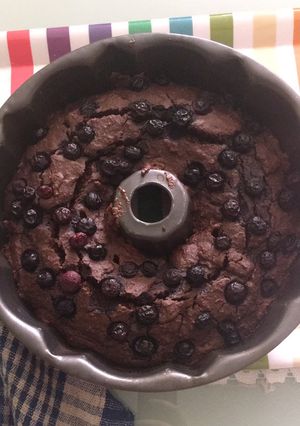 Una foto de Bizcocho o queque de chocolate