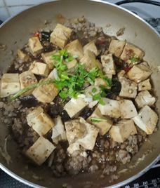 đậu hủ non thịt heo