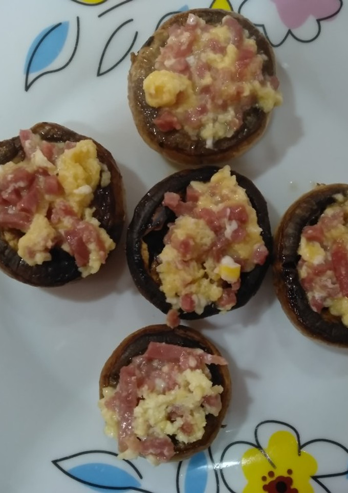 Una foto de Champiñones rellenos
