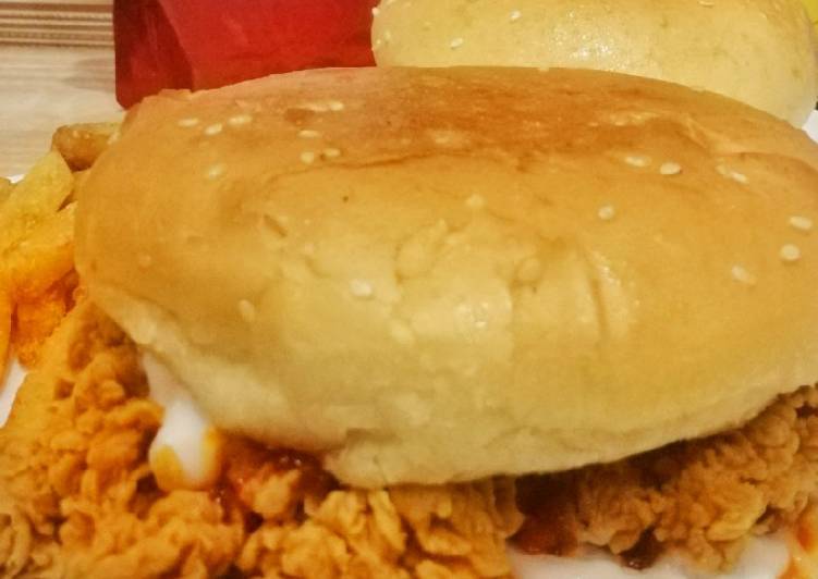 How to Prepare Perfect Crunchy zinger burger