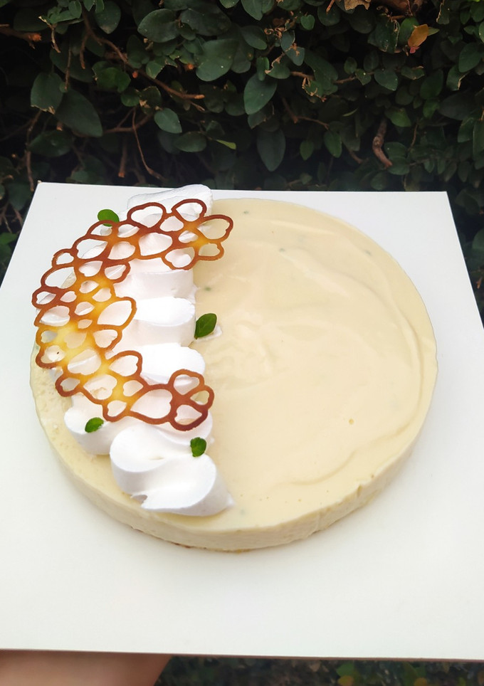 Una foto de Key lime pie