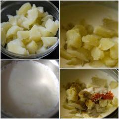 A picture of Aloo raita.