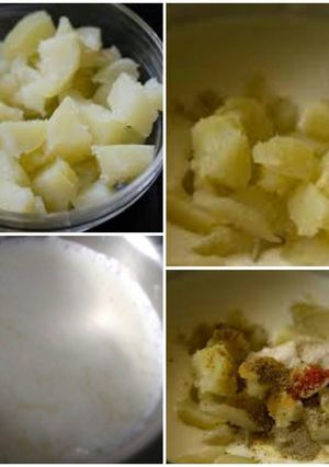 A picture of Aloo raita.