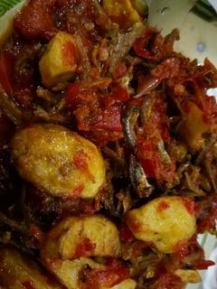 Foto resep Teri kentang balado