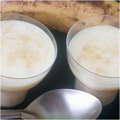 A picture of Banana kheer.