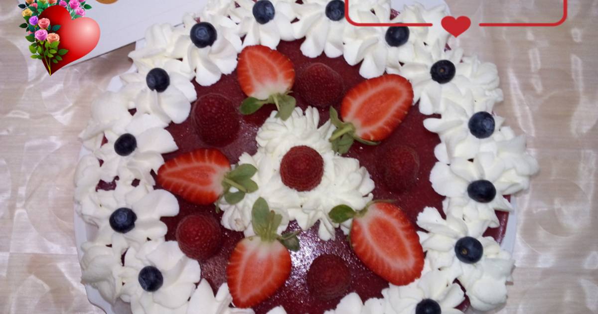 Tort Sufle So Vkusom Klubniki Prazdnichnyj Variant Poshagovyj Recept S Foto Avtor Recepta Svetlana Skrebneva Cookpad