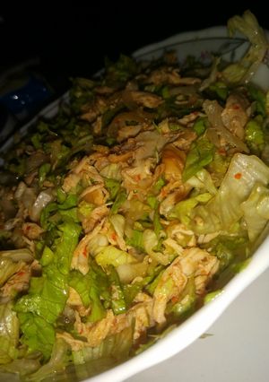 A picture of Chicken salad.