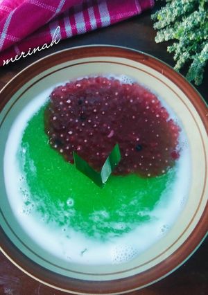 Foto resep Bubur singkon pandan