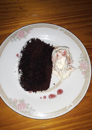Una foto de Budín de chocolate y ciruelas pasas