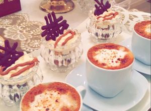 صورة لوصفة حلى وقهوة ☕️🥄